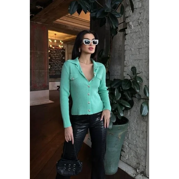 Houston Fitilli Triko Hırka 1287-15