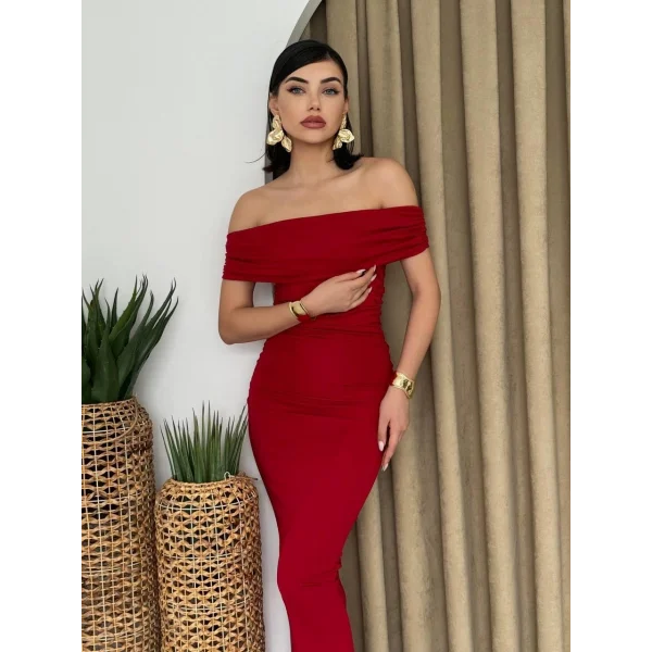 ilan adonna Yaka Kalem Elbise