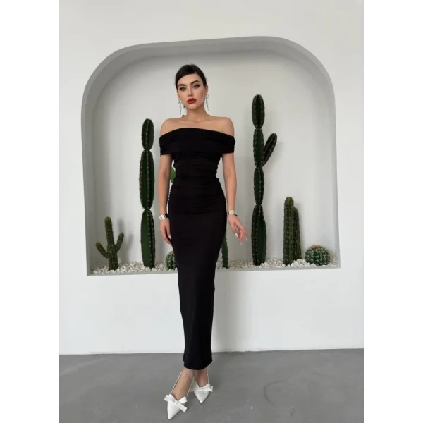 ilan adonna Yaka Kalem Elbise