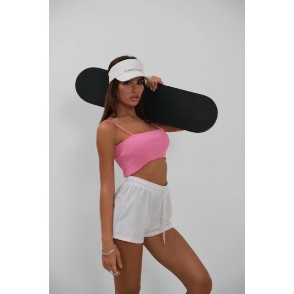 İnce Askılı Crop Top