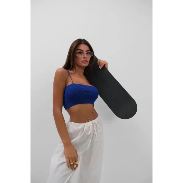 İnce Askılı Crop Top