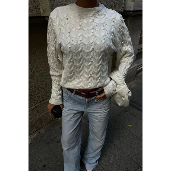 İnci Detaylı Kazak 1354