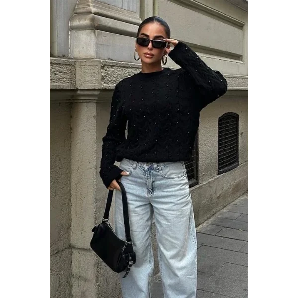 İnci Detaylı Kazak 1354