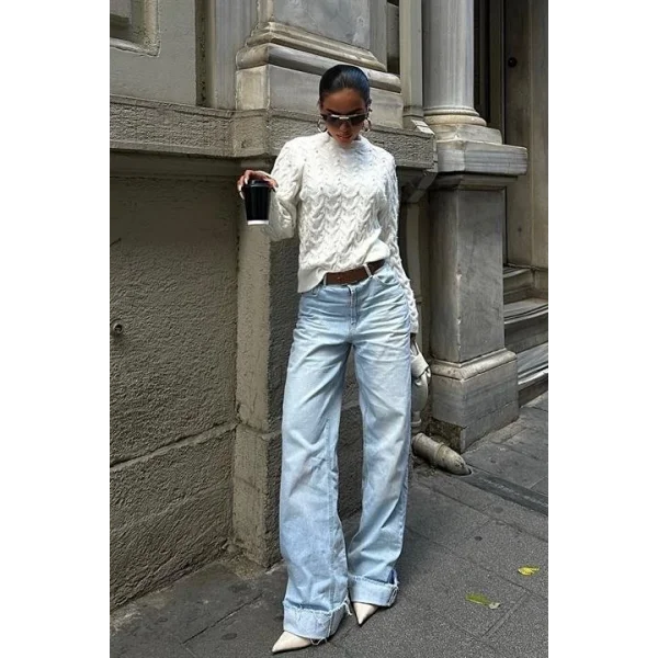 İnci Detaylı Kazak 1354