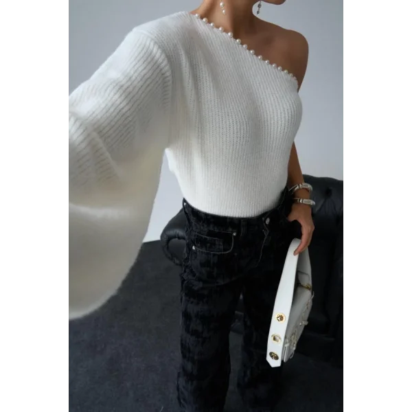 İncili Tek Kol Kazak  Kemik