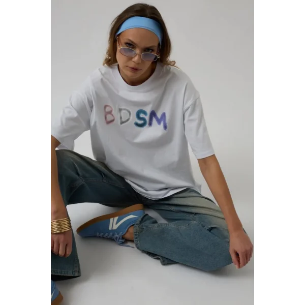 ırt Ve Ön Baskılı Oversize Thirt