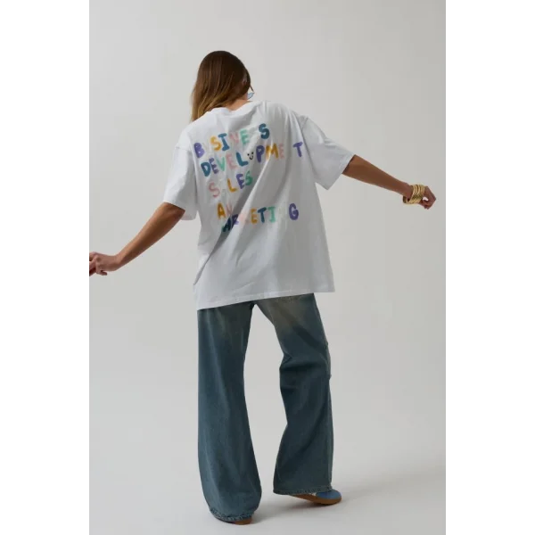 ırt Ve Ön Baskılı Oversize Thirt