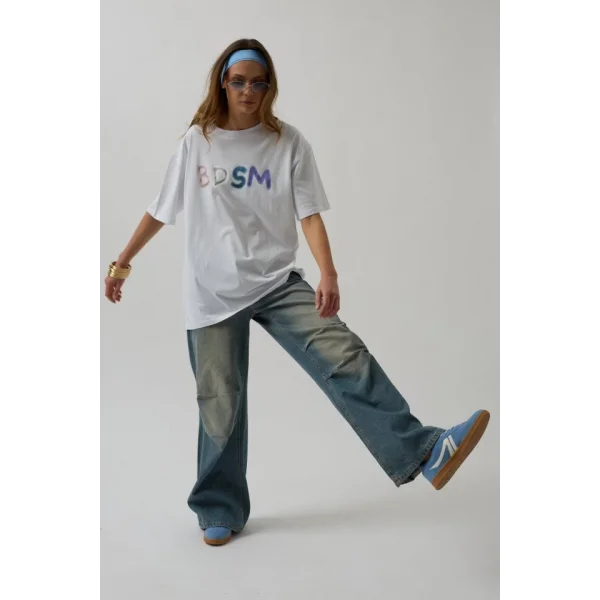 ırt Ve Ön Baskılı Oversize Thirt