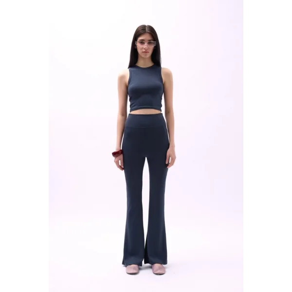 İspanyol Paça Yüksek Bel Tayt