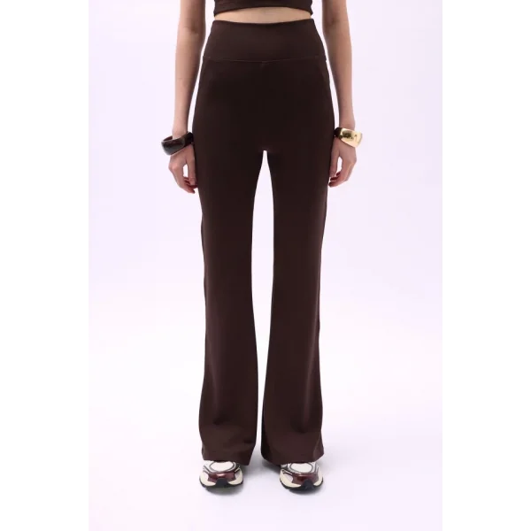 İspanyol Paça Yüksek Bel Tayt