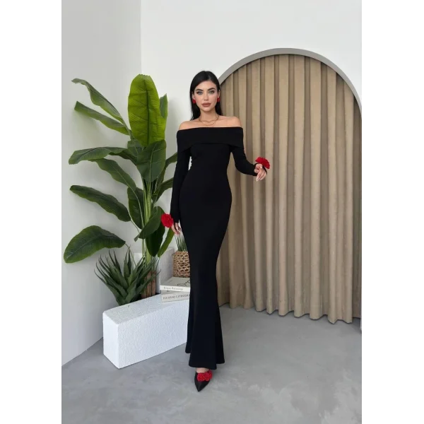 ivora Gül Detay Elbise