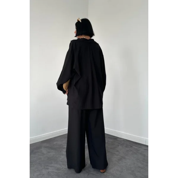 iyah Alice Gömlek Ve Bol Kesim Pantolon Takım