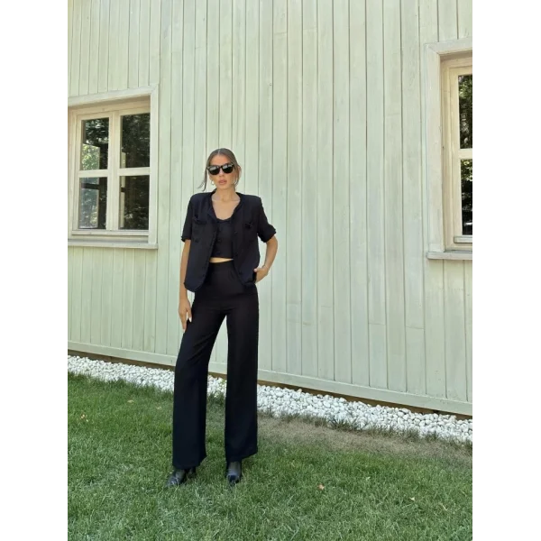 iyah Askılı Büstiyer Ceket Ve Pantolon Takım