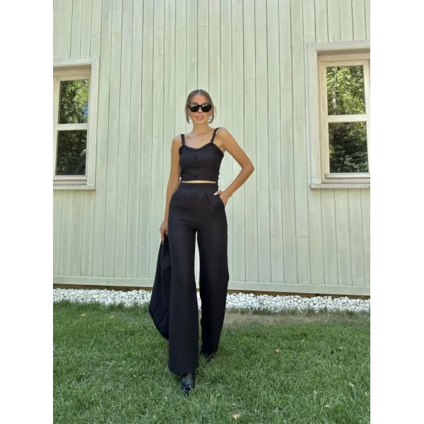 iyah Askılı Büstiyer Ceket Ve Pantolon Takım