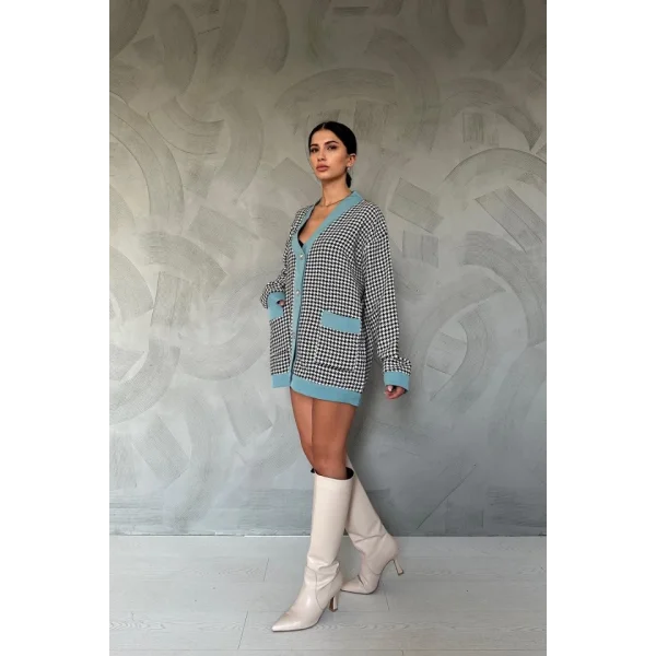 iyah Atlas Garnili Kazayağı Hırka