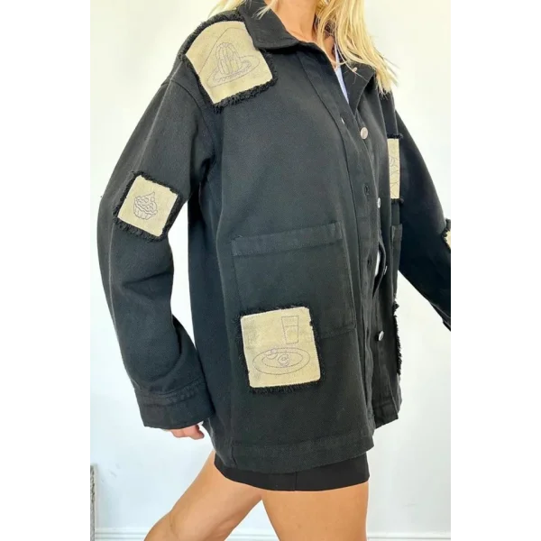 iyah Gabardin Arma Detaylı Gömlek Ceket