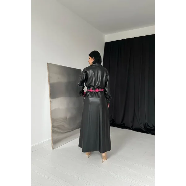 iyah Garnili Etekli Deri Takım