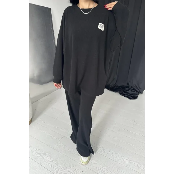 iyah Klasik Fitilli Kazak Ve Pantolon Takım