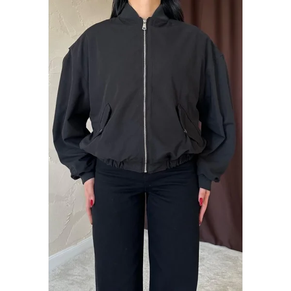 iyah Parçalı Bomber Ceket