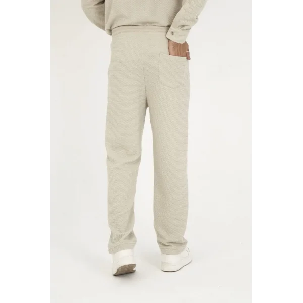 Jakar Kutu Desenli Baggy Eşofman Pantolon - Gri