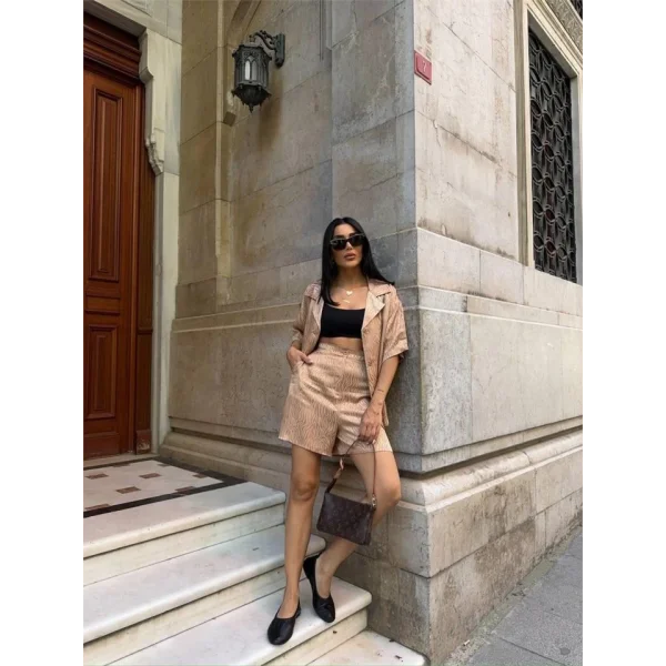 JAKARI GÖEK ŞORT TAKI  Bej