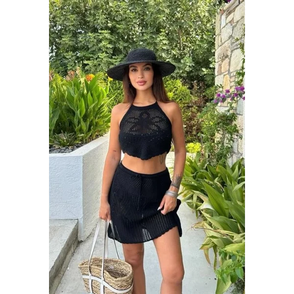 Jelly Nakış Detay Kroşe Takım 9873