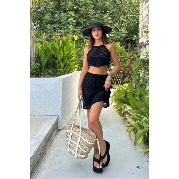 Jelly Nakış Detay Kroşe Takım 9873