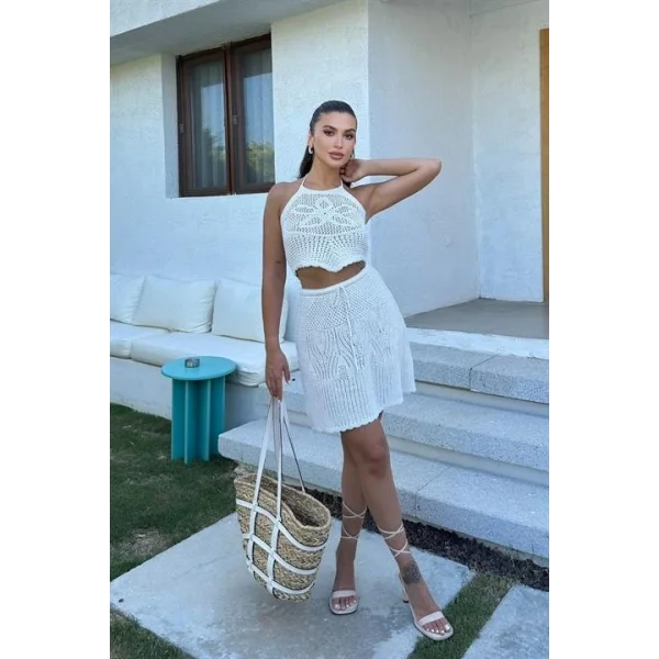 Jelly Nakış Detay Kroşe Takım 9873