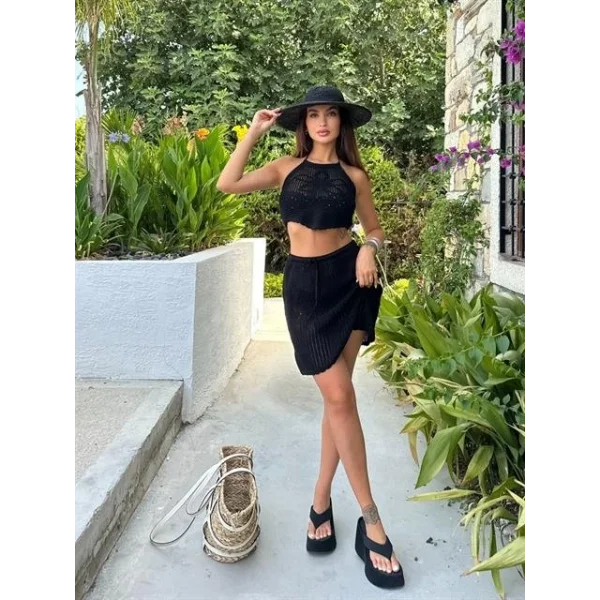 Jelly Nakış Detay Kroşe Takım 9873