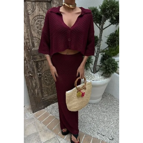 Jenny Ajurlu Etek Takım 9800-0025