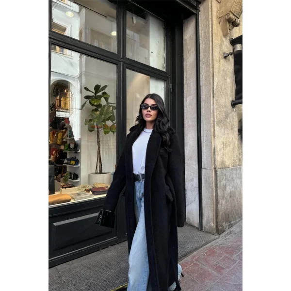 KABAN ALPAKA YÜN  Siyah