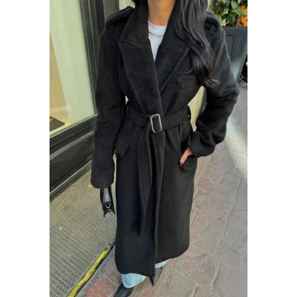 KABAN ALPAKA YÜN  Siyah