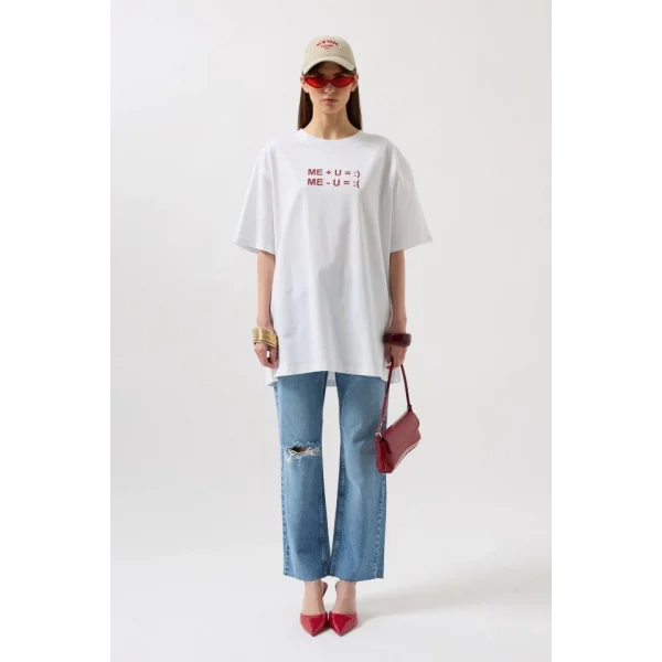 Kabartma Baskılı T-Shirt