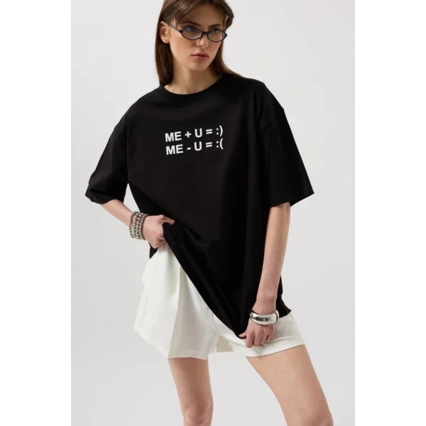 Kabartma Baskılı T-Shirt