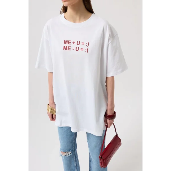 Kabartma Baskılı T-Shirt