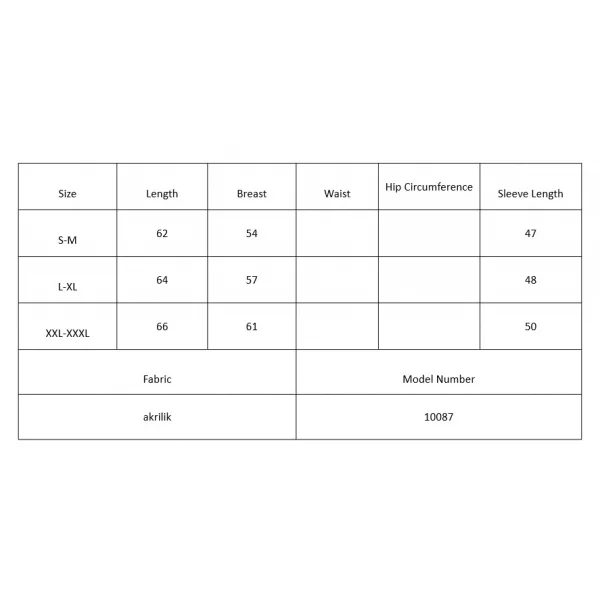 Kadın Akrilik Kumaş Toka Detaylı Oversize Bluz