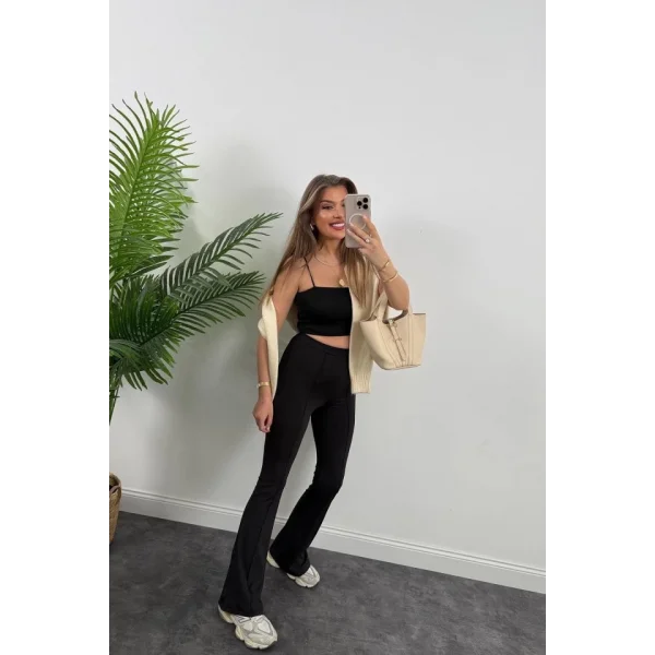 Kadın Amazon Kumaş çımalı Tayt