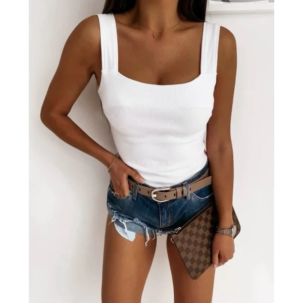 Kadın Askılı Kaşkorse Basic Bluz