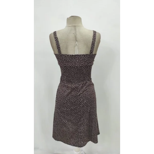 Kadın Askılı V Yakalı Beli Lastikli Yırtmaçlı Süprem Midi Elbise