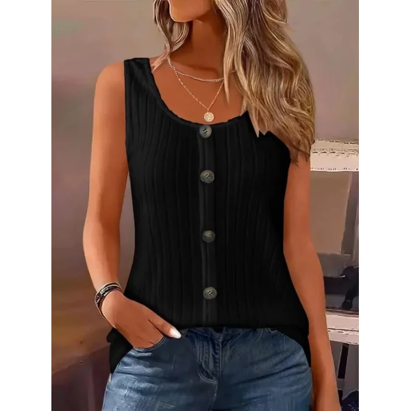 Kadın Askılı Yuvarlak Yaka önden Düğmeli Kalın Fitilli Kaşkorse Bluz