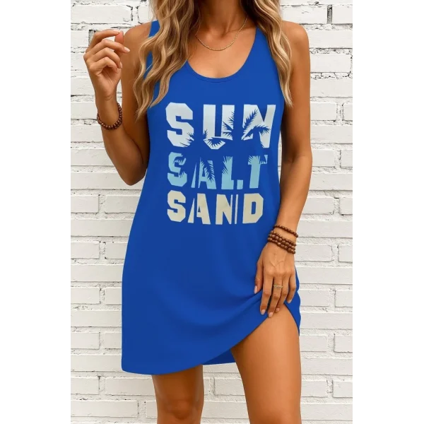 Kadın Askılı Yuvarlak Yaka Viskon Elbise