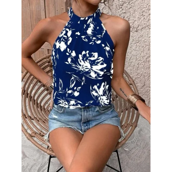 Kadın çiçek Desen Mikro Kumaş Bluz