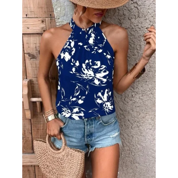 Kadın çiçek Desen Mikro Kumaş Bluz