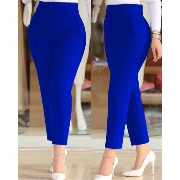 Kadın çima Detay Ithal Krep Pantolon