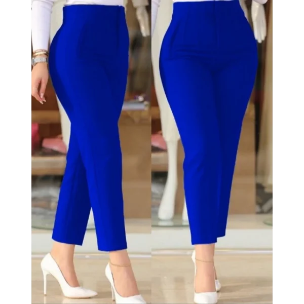 Kadın çima Detay Ithal Krep Pantolon