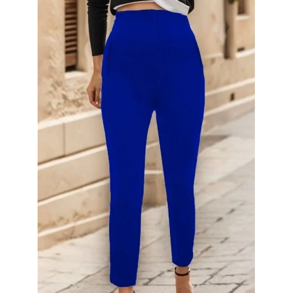 Kadın çima Detay Ithal Krep Pantolon