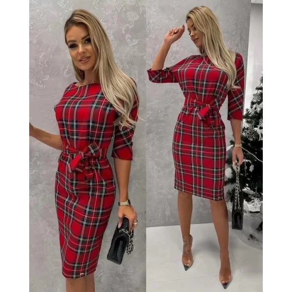 Kadın Dalgıc Kumaş Djıtal Baskılı Elbıse