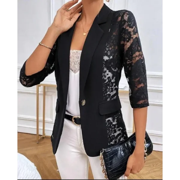 Kadın Dantel Güpür Detay Fırsat ürün Ceket