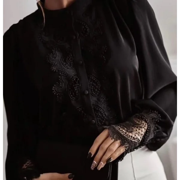 Kadın Dantel Güpür Detay Fırsat ürün Gömlek