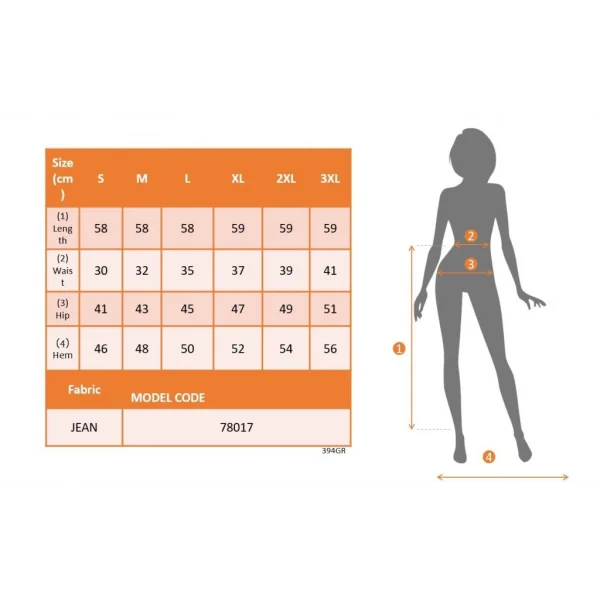 Kadın Elastik Bel Yırtık Kenar Detaylı Kot Etek